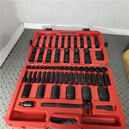 Houston Location - AS-IS TEKTON 1/2 in. Drive 11-32 Mm 12-Point Deep Impact Socket Set - Appears IN GOOD Condition