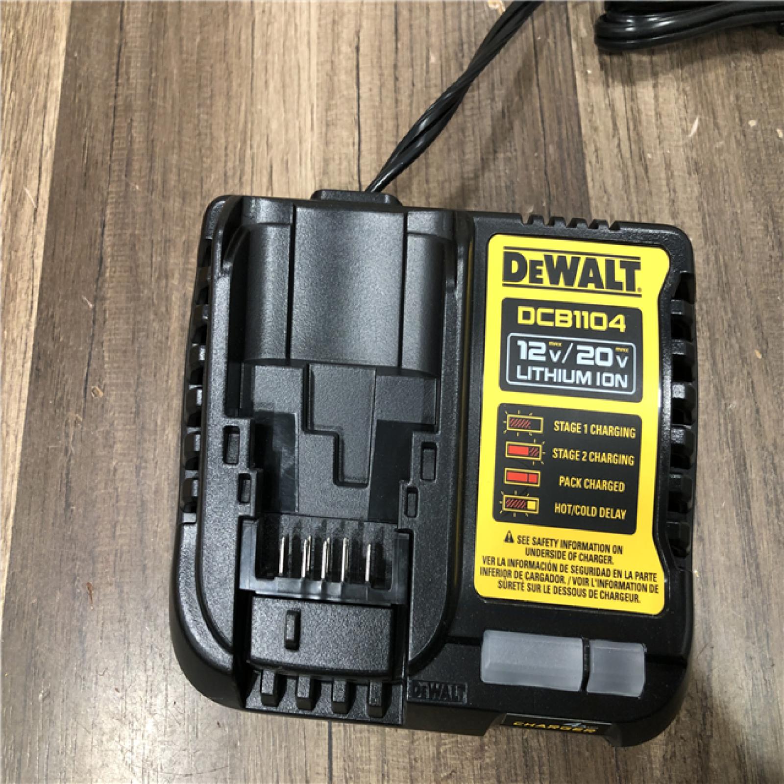AS-IS DEWALT 20V MAX XR POWERSTACK Lithium-Ion Battery Starter Kit