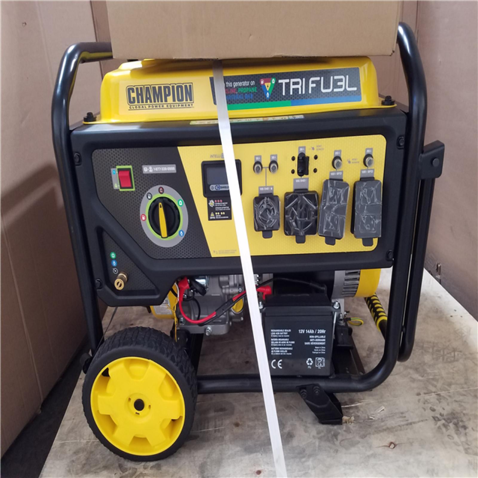CALIFORNIA AS-IS CHAMPION DUAL FUEL PORTABLE GENERATOR