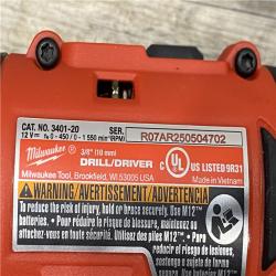 AS-IS Milwaukee 12-Volt Lithium-Ion Brushless Cordless Subcompact Drill and Impact Driver Combo Kit