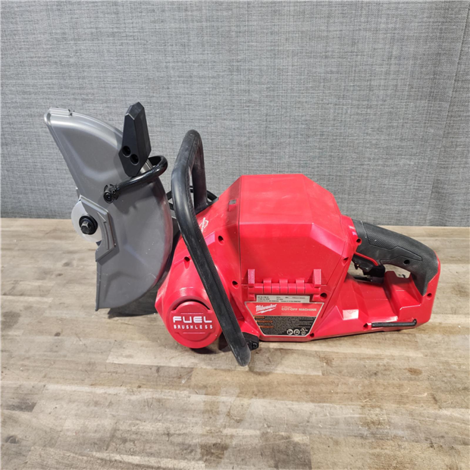 HOUSTON LOCATION - AS-IS Milwaukee M18 FUEL 9 Cut-Off Saw with ONE-KEY (TOOL ONLY)