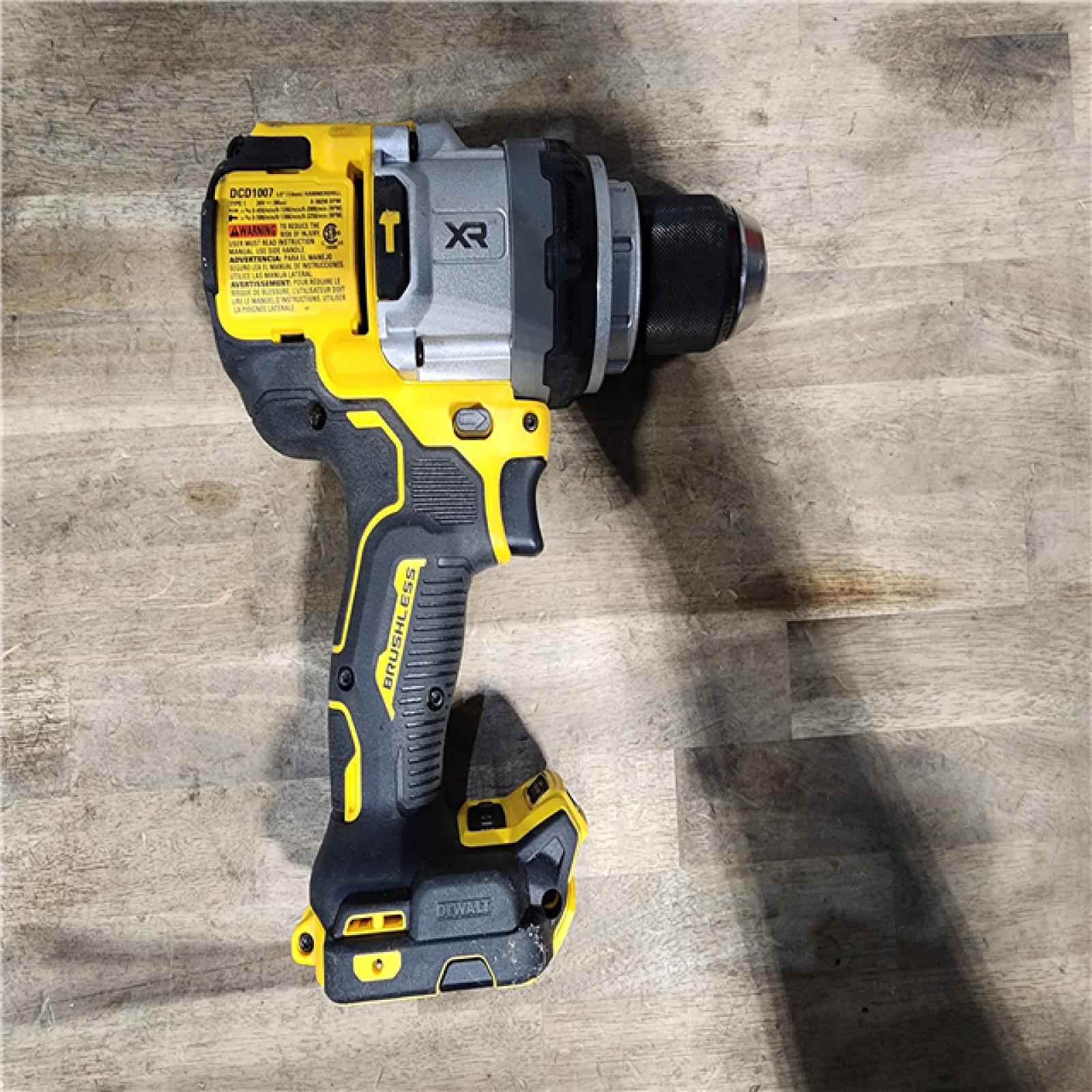 HOUSTON LOCATION - AS-IS DEWALT 20V XR Lithium-Ion Cordless Hammer Drill Kit with 8.0 Ah Battery  Charger and Kit Bag
