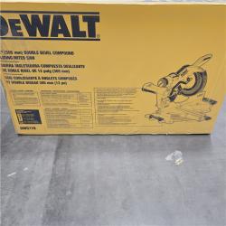 NEW! - DEWALT 12-in Dual Bevel Sliding Compound Miter Saw
