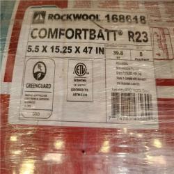Phoenix NEW ROCKWOOL R-23 Comfortbatt 5-1/2 in. x 15 in. x 47 in. Fire Resistant Stone Wool Insulation Batt (318 sqft) (8-Bags)