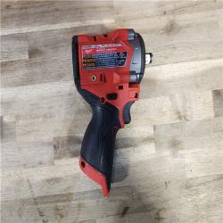 HOUSTON LOCATION - AS-IS Milwaukee M12 FUEL Cordless Compact Impact Wrench Kit, Brushless, 1/2 Torque, 12V