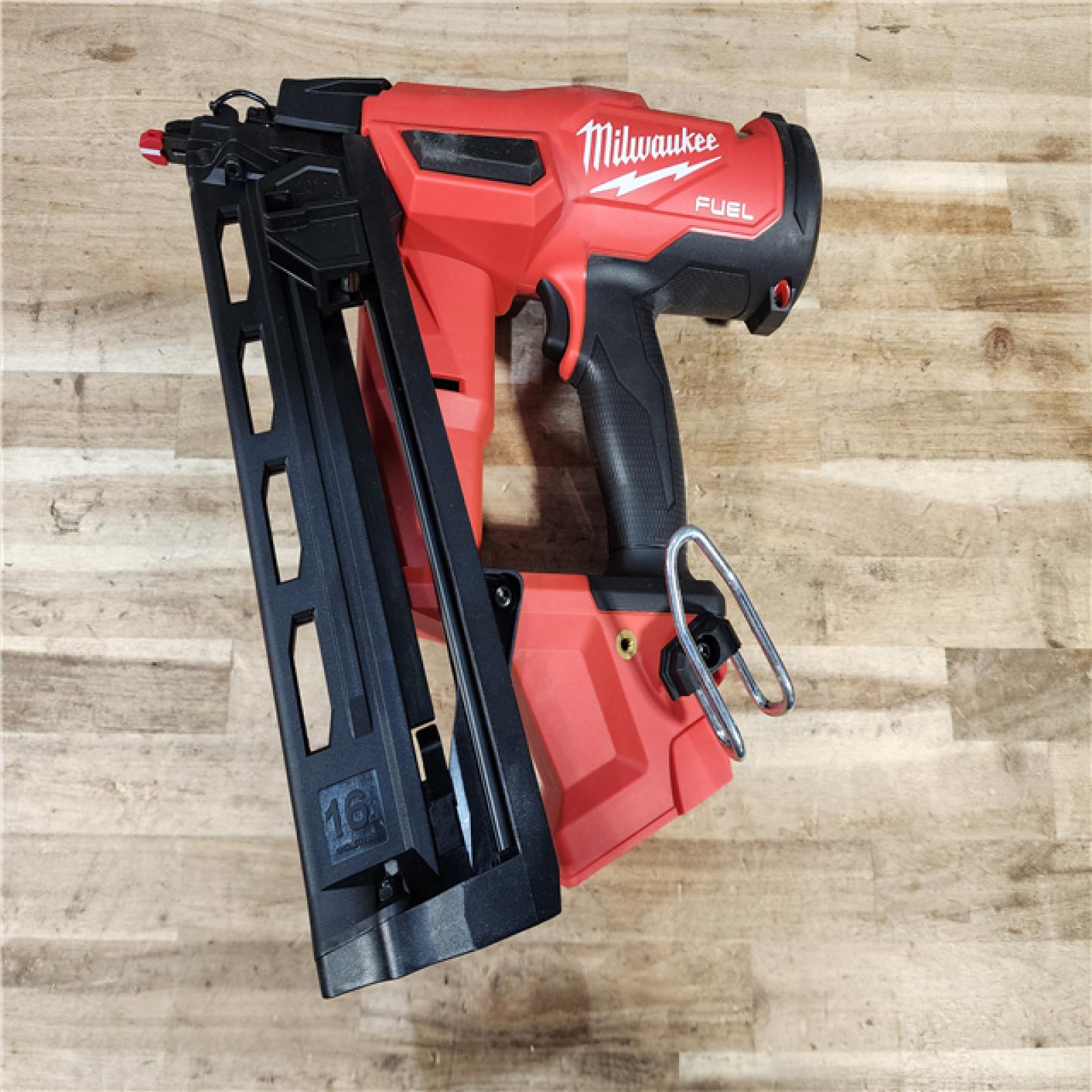 HOUSTON LOCATION - AS-IS (APPEARS LIKE NEW) Milwaukee FUEL 18-Volt Lithium-Ion Brushless Cordless Gen II 16-Gauge Angled Finish Nailer (Tool-Only)