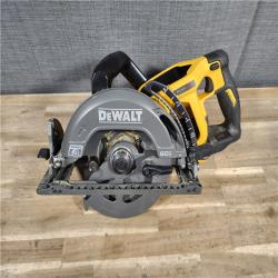 HOUSTON LOCATION - AS-IS DEWALT FLEXVOLT 60V MAX Cordless Brushless 7-1/4 in. Wormdrive Style Circular Saw (Tool Only)