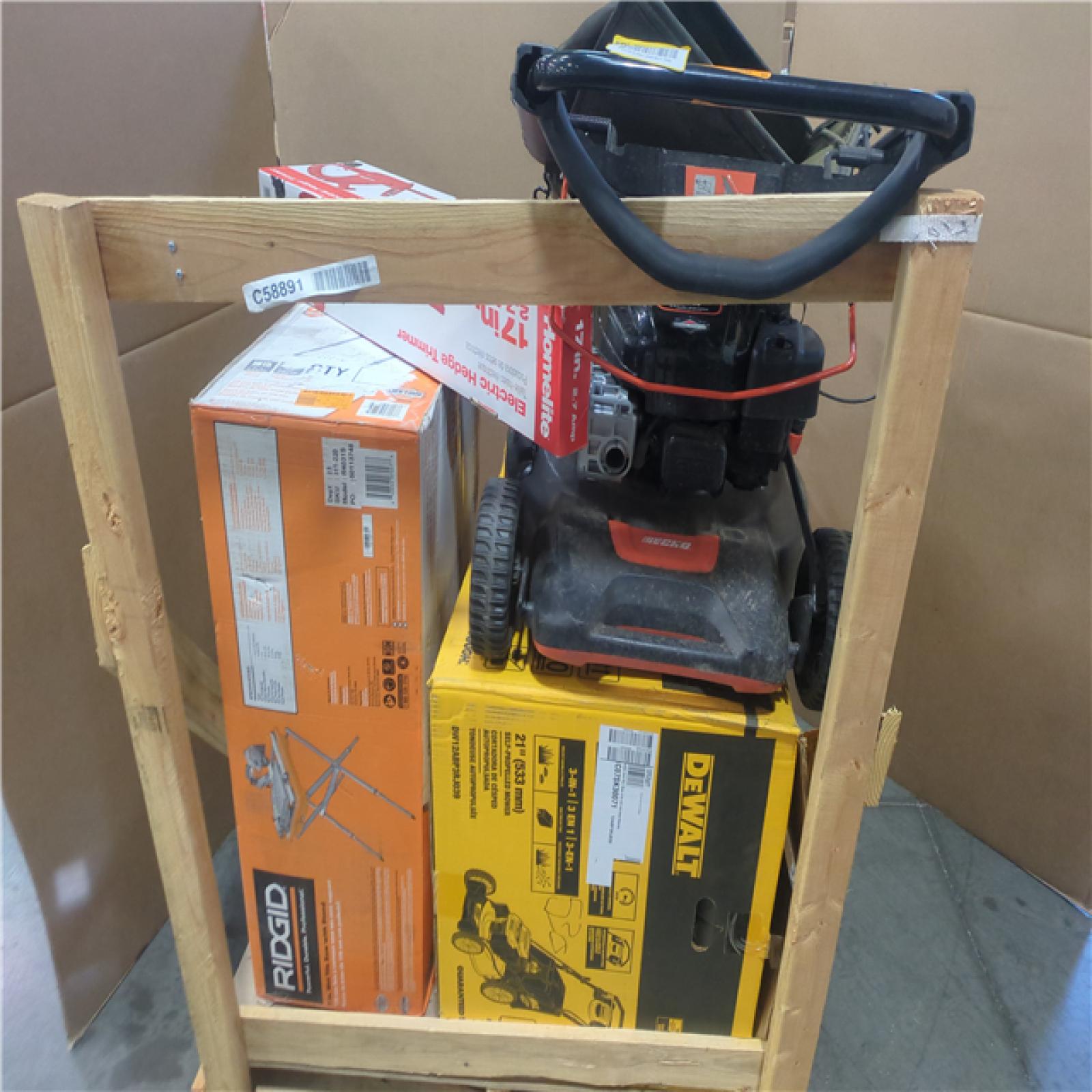 CALIFORNIA AS-IS OUTDOOR POWER EQUIPMENT