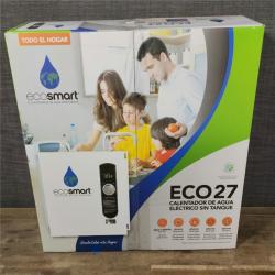 HOUSTON LOCATION - AS-IS (NEW) ECOSMART ECO27 TANKLESS ELECTRIC WATER HEATER