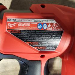 HOUSTON LOCATION - AS-IS (APPEARS LIKE NEW) MILWAUKEE FUEL 18-Volt Lithium-Ion Brushless Cordless 18-Gauge 1/4 in. Narrow Crown Stapler (Tool-Only)
