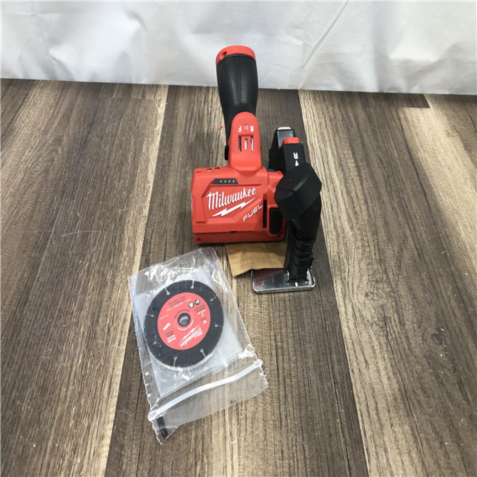 AS-IS Milwaukee  FUEL 12V Lithium-Ion Brushless Cordless 3 in. Cut Off Saw (Tool-Only)