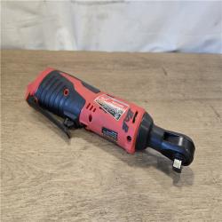 AS-IS Milwaukee 12V Lithium-Ion Cordless 3/8 in. Ratchet (Tool-Only)
