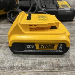 AS-IS DEWALT 20V MAX XR Lithium-Ion Cordless 18-Gauge Narrow Crown Stapler Kit