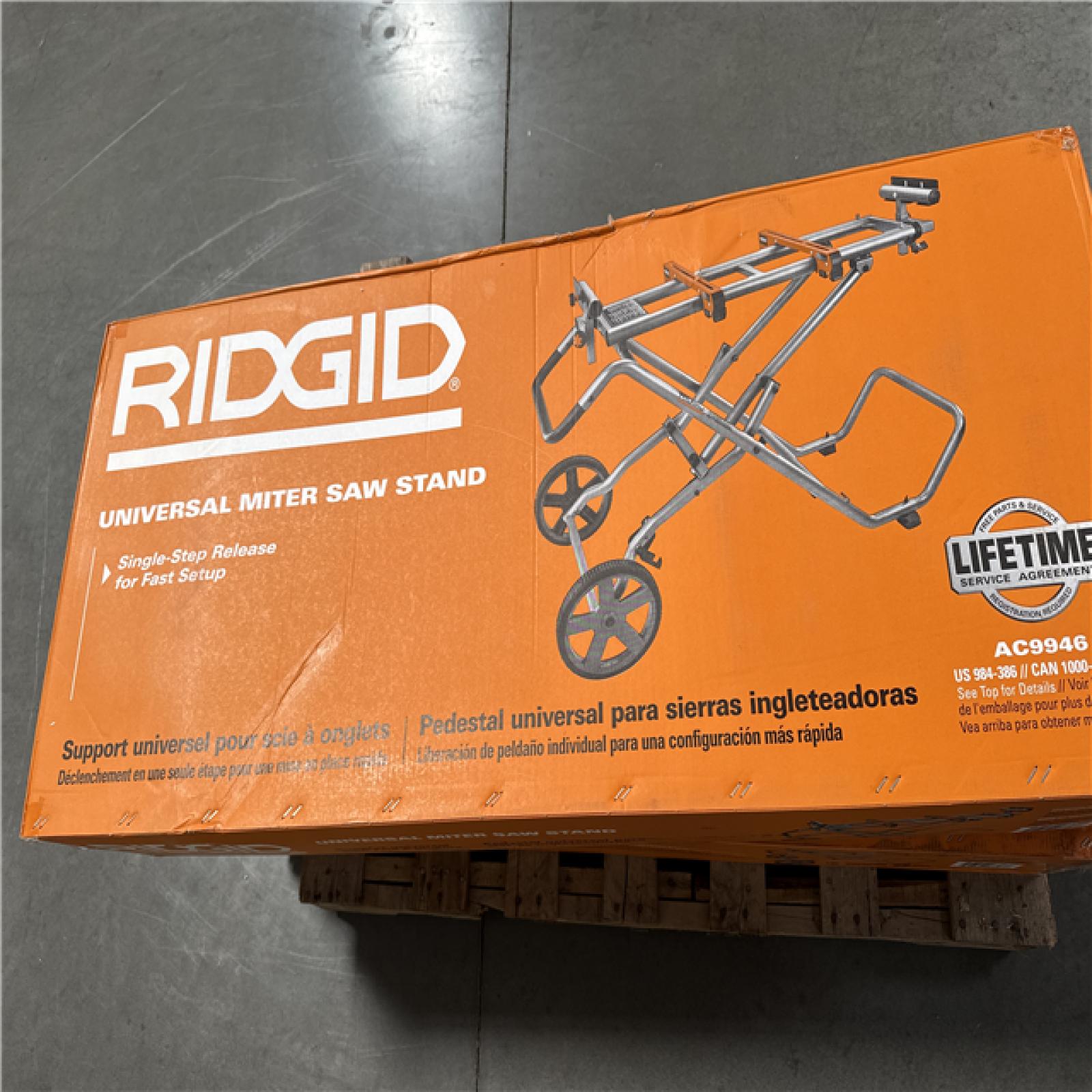 California NEW Ridgid Universal Miter Saw Stand (2 boxes)