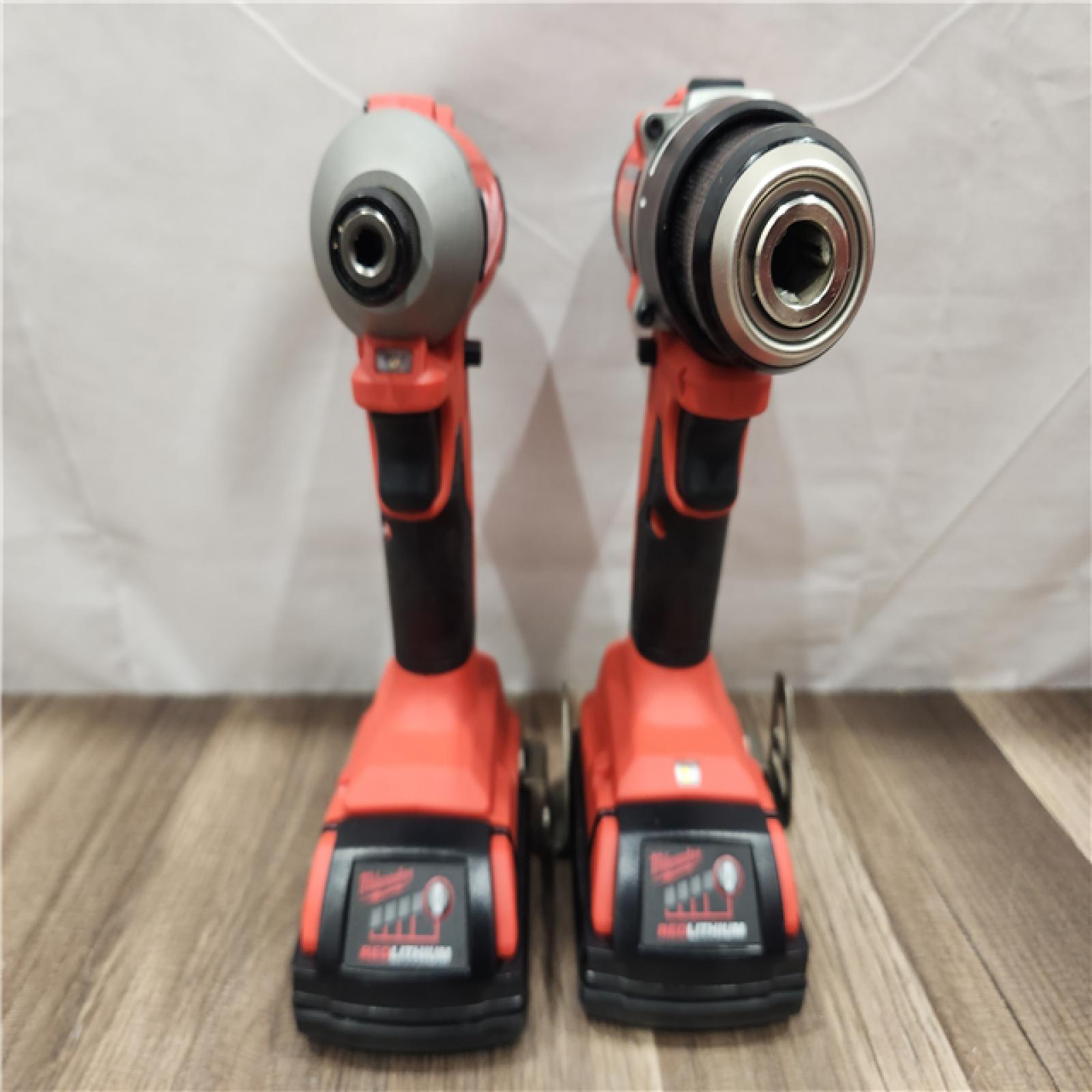 AS-IS- Milwaukee M18 Compact Brushless 2-Tool Combo Kit