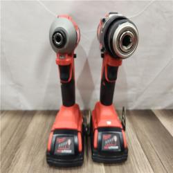 AS-IS- Milwaukee M18 Compact Brushless 2-Tool Combo Kit