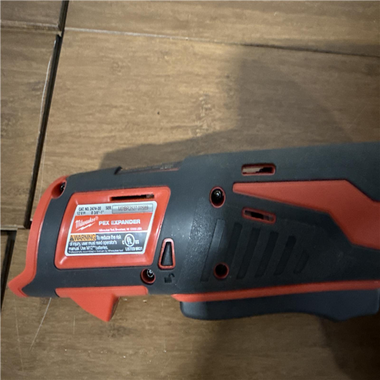 California AS-IS Milwaukee M12 Pex Expander Kit  Includes (2) Batteries  Charger & Hard Case