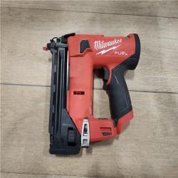 AS-IS- M12 FUEL 12-Volt Lithium-Ion Brushless Cordless 18-Guage Compact Brad Nailer (Tool Only)