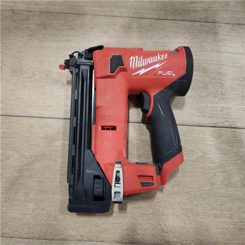 AS-IS- M12 FUEL 12-Volt Lithium-Ion Brushless Cordless 18-Guage Compact Brad Nailer (Tool Only)