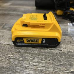 AS-IS DEWALT 20V MAX Lithium-Ion 15-Degree Electric Cordless Roofing Nailer Kit