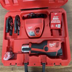 California AS-IS Milwaukee M12 Force Logic Press Tool Kit  Includes (2) Batteries  Charger & Hard Case