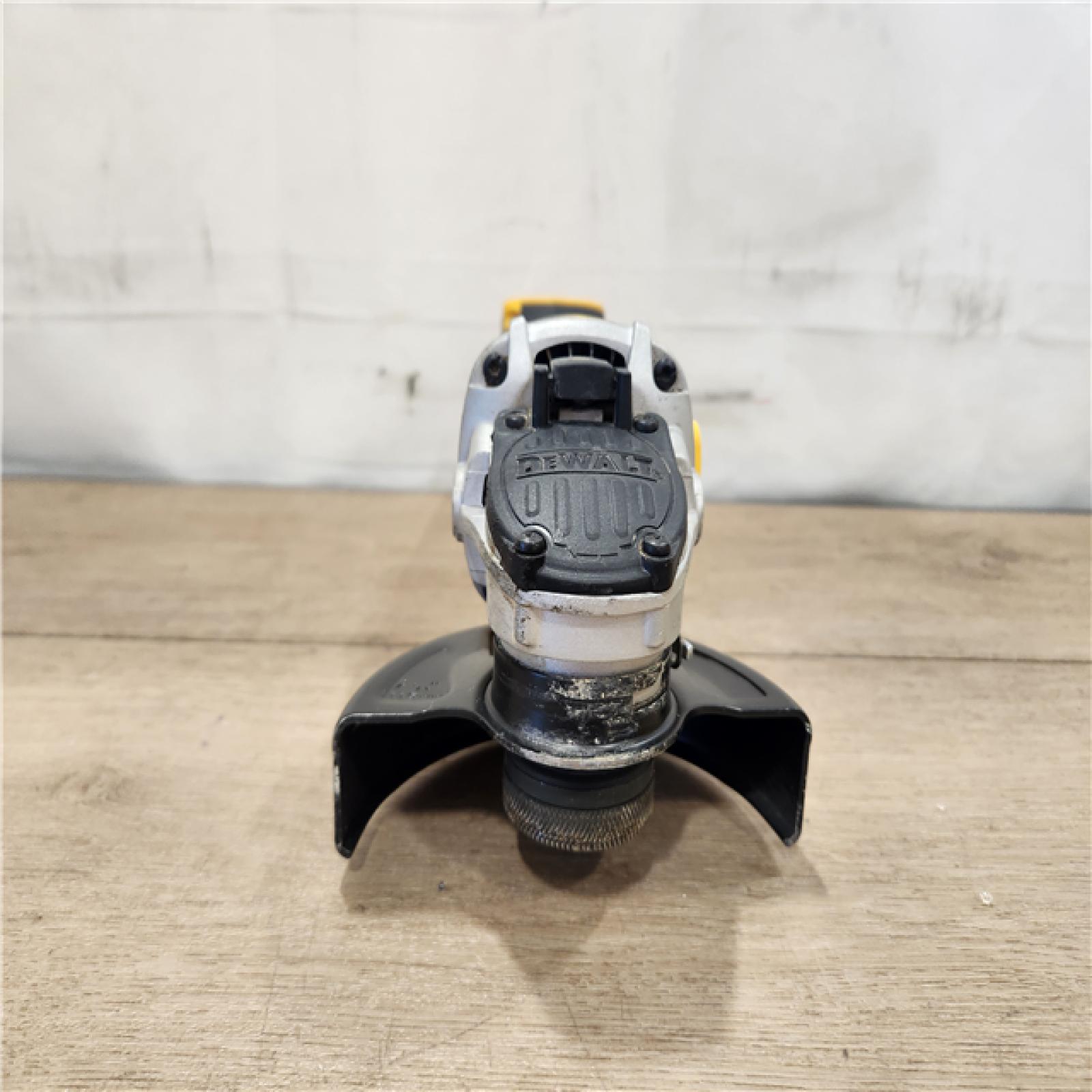 AS-IS- DEWALT 20V MAX XR Cordless Brushless 4.5 in. Slide Switch Small Angle Grinder with Kickback Brake (Tool Only)