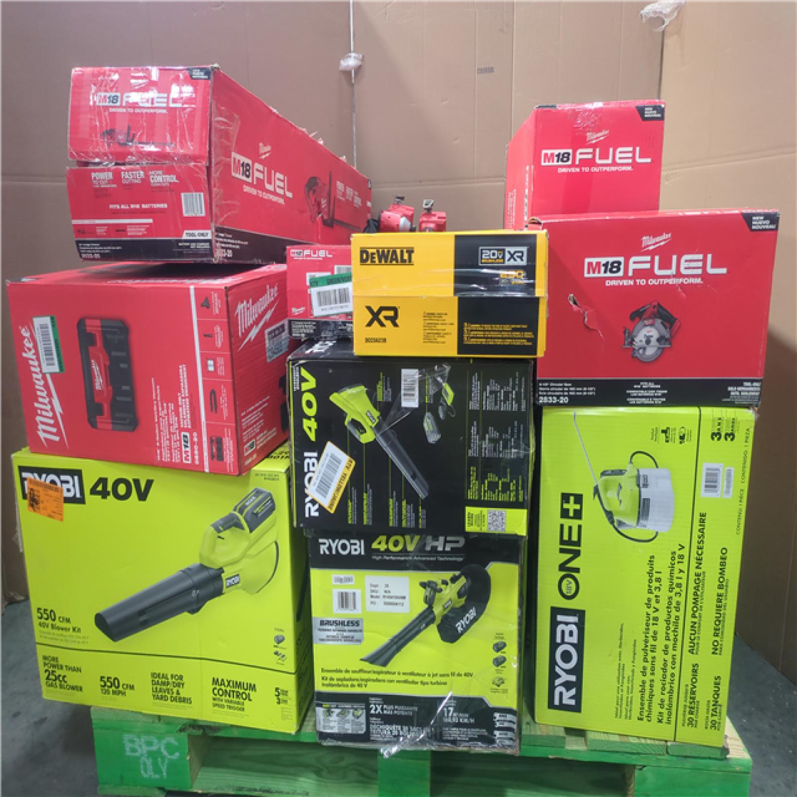 CALIFORNIA AS-IS TOOL PALLET