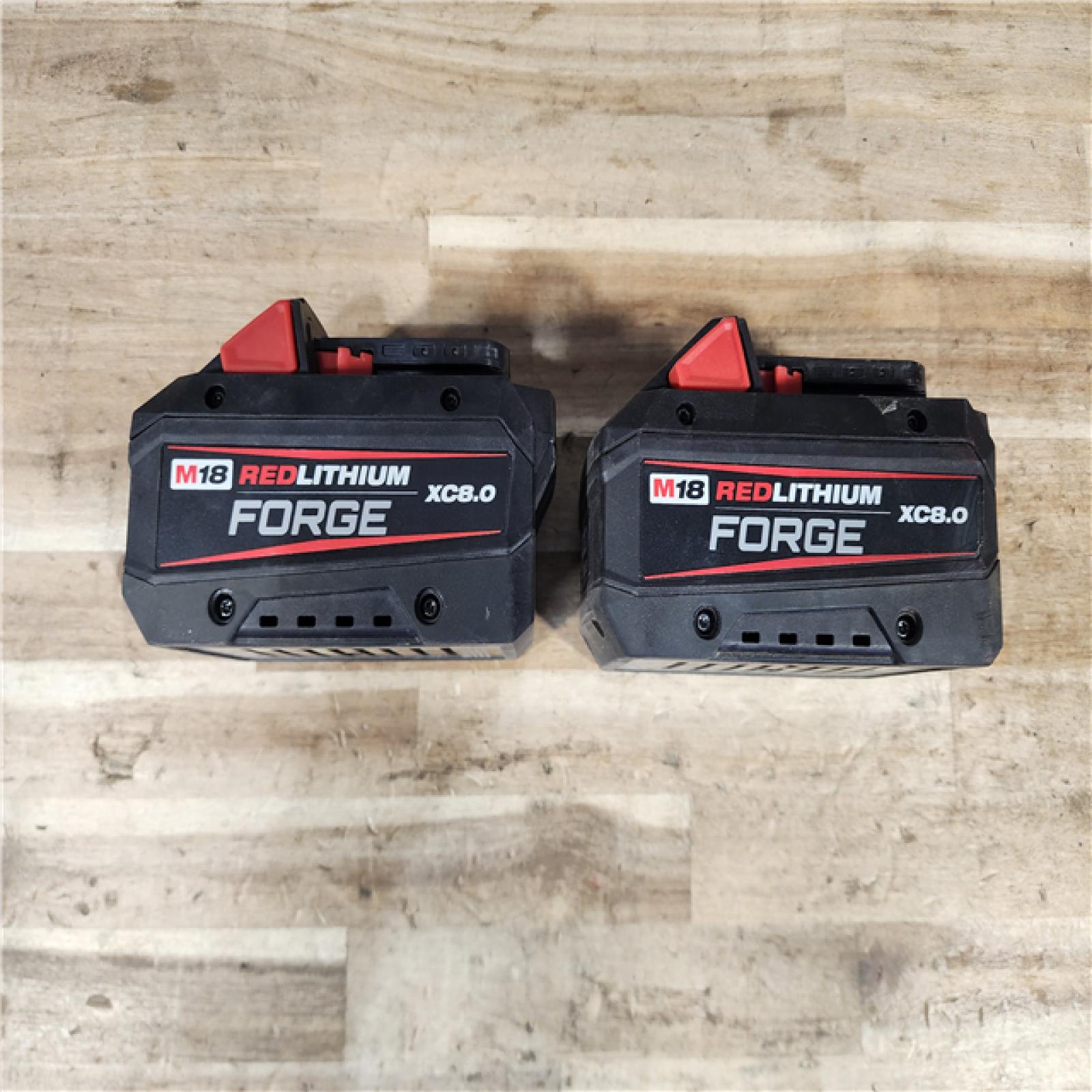HOUSTON LOCATION - AS-IS MILWAUKEE FORGE BATTERY PACK QTY - 2
