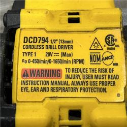 AS-IS DEWALT Atomic 20V Lithium-Ion Cordless Compact 1/2 in. Drill/Driver Kit
