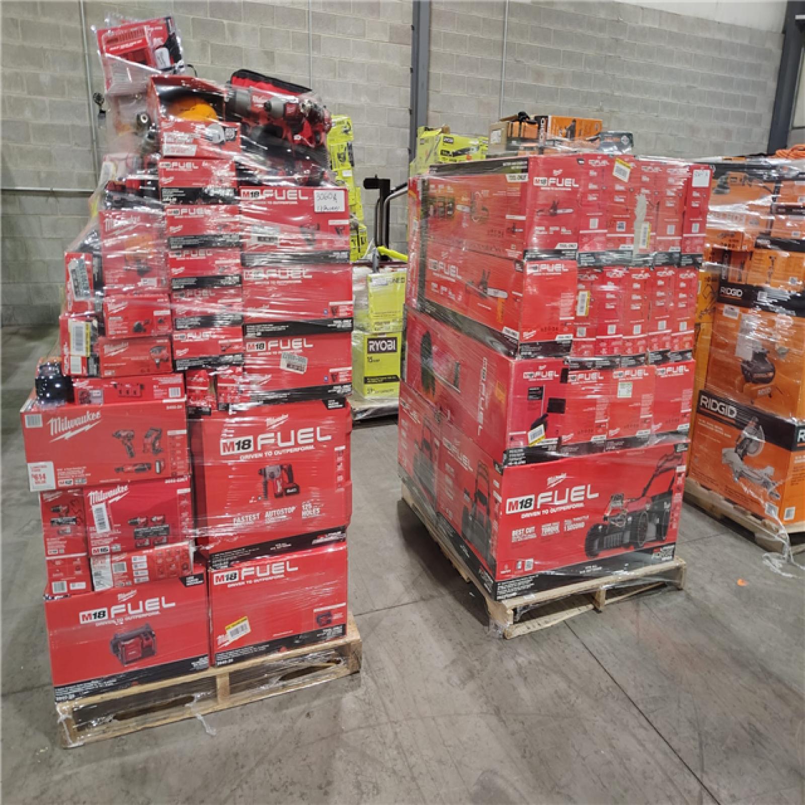 Pittston Location As-Is Power Tools Partial Truckload (13 Pallets) 3060-A
