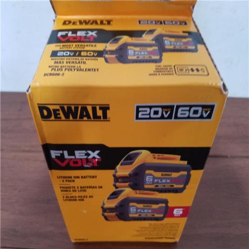California NEW DeWalt Flex Volt Lithium Ion Battery 2-Pack