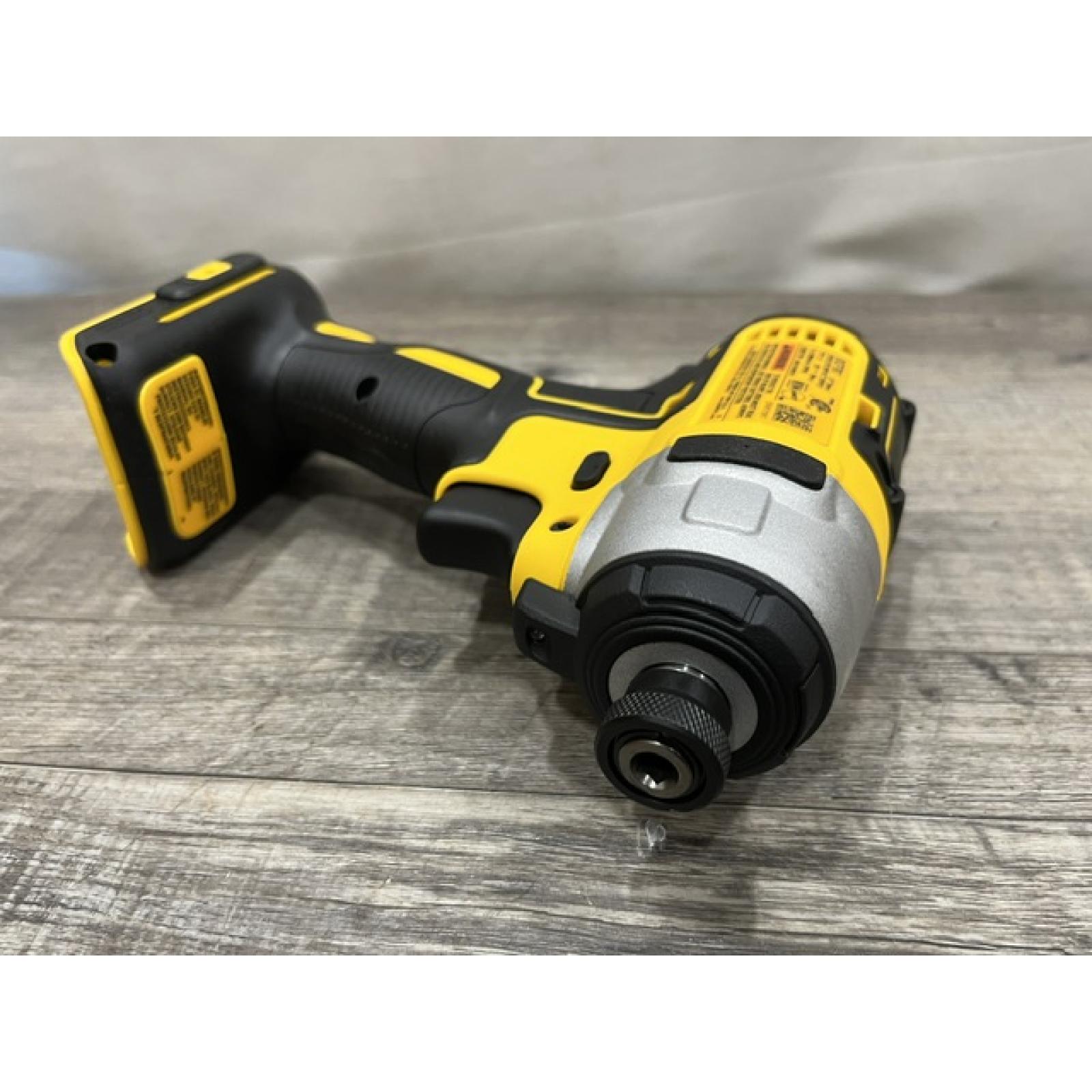 AS-IS DEWALT 20V MAX Lithium-Ion Brushless Cordless 1/4 in. Impact Driver Kit