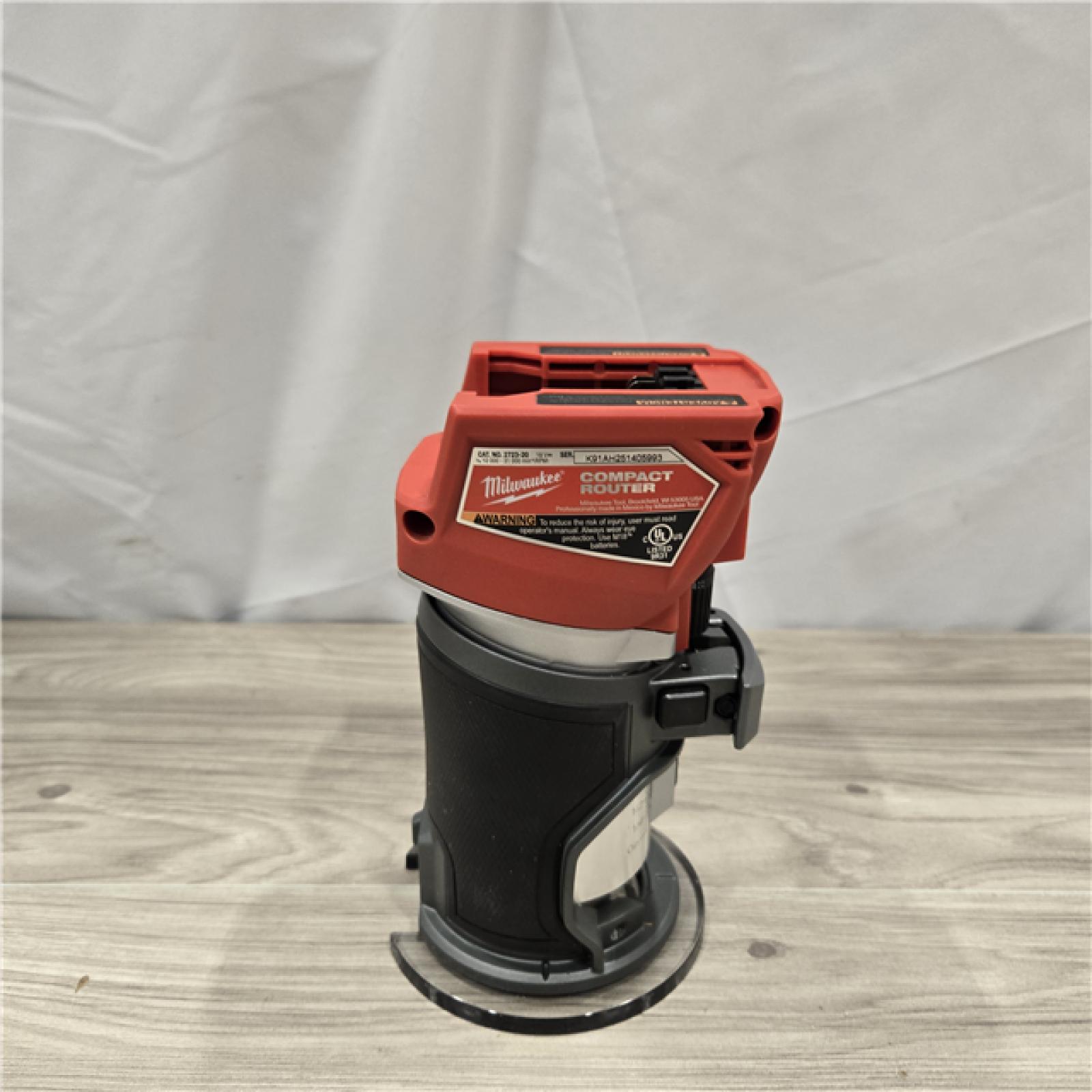 AS-IS Milwaukee M18 FUEL Compact Router (Tool-Only)