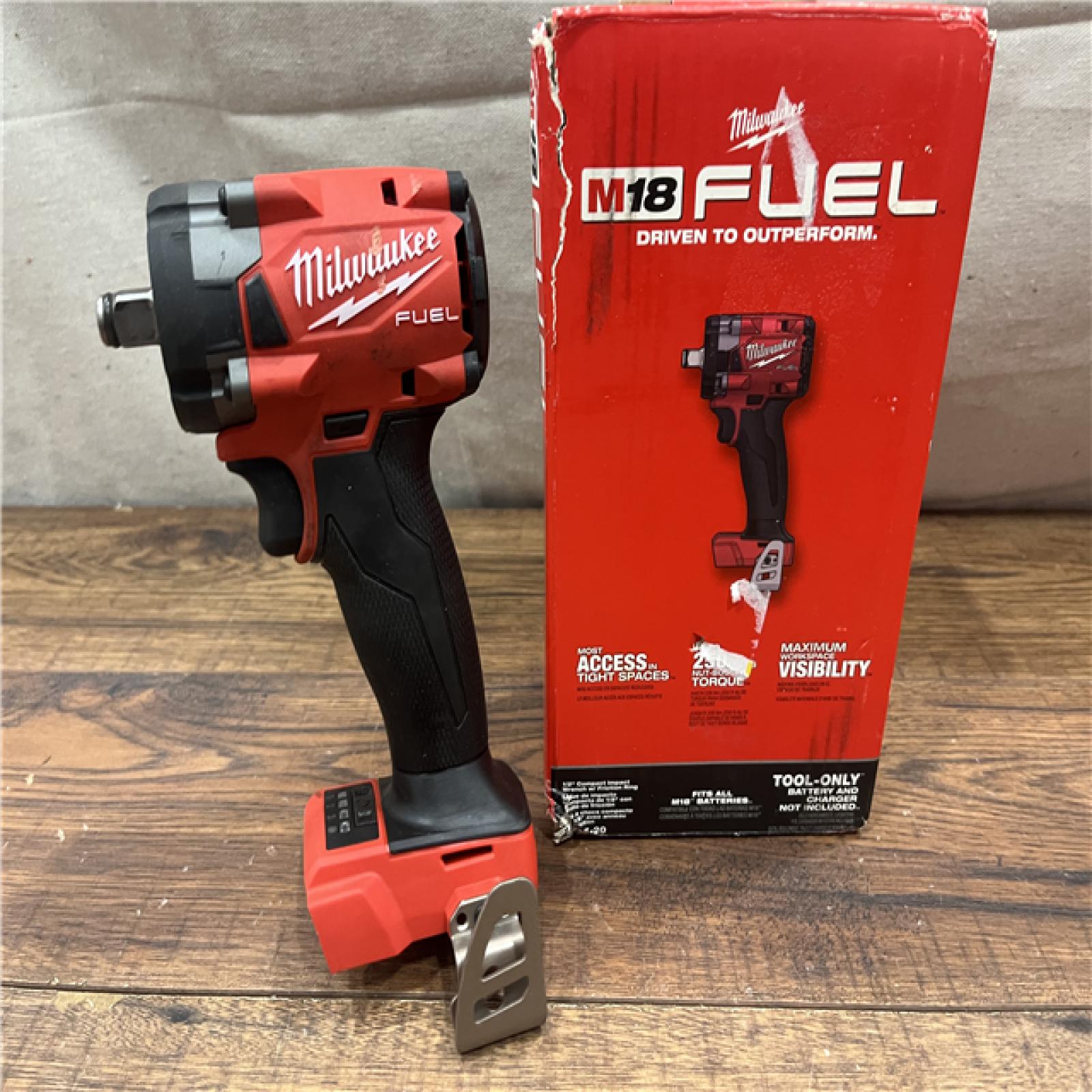 AS-IS Milwaukee M18 18V Fuel 1/2  Compact Impact with Friction Ring 2855-20