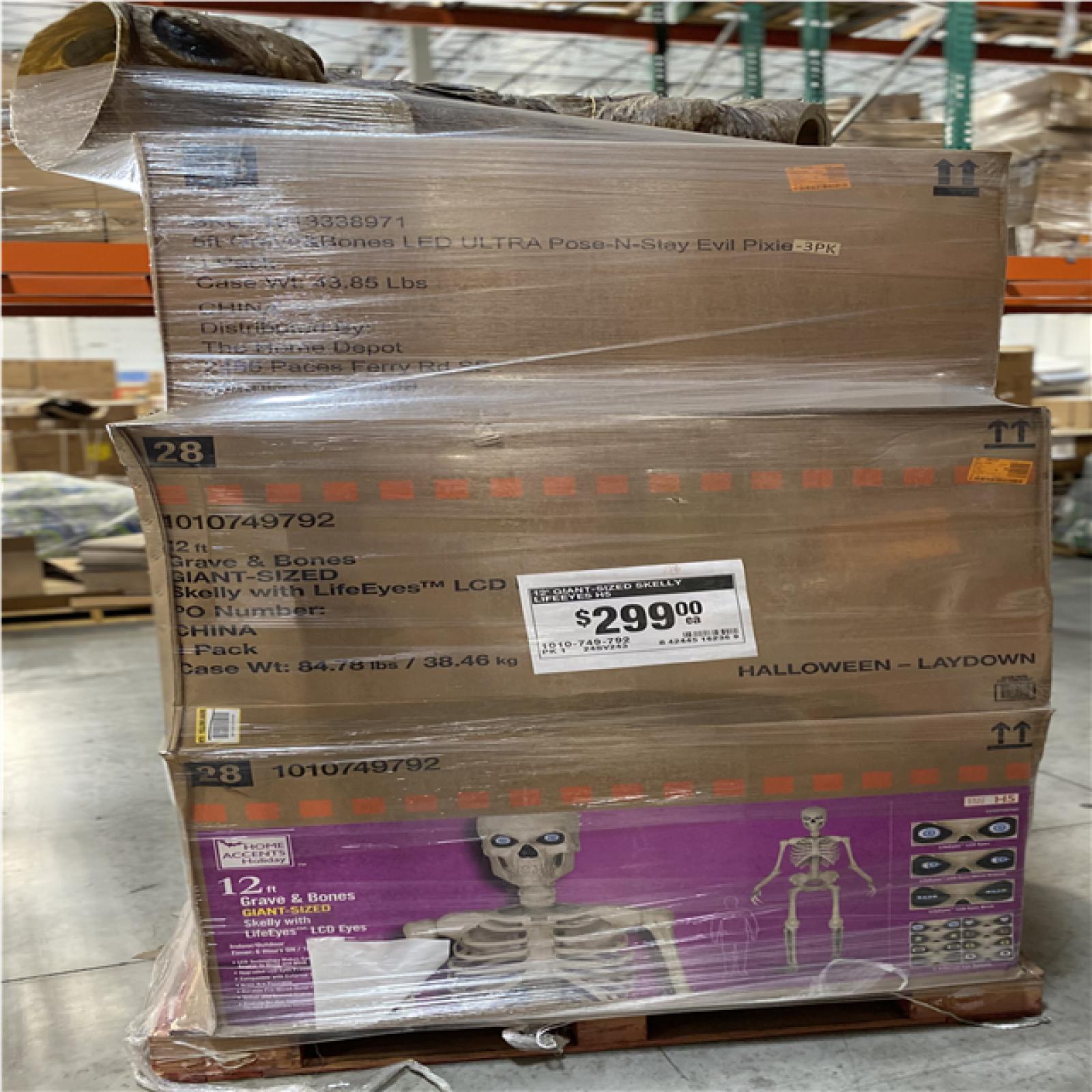 DALLAS LOCATION- MIXED BULLSEYE HALLOWEN PALLET