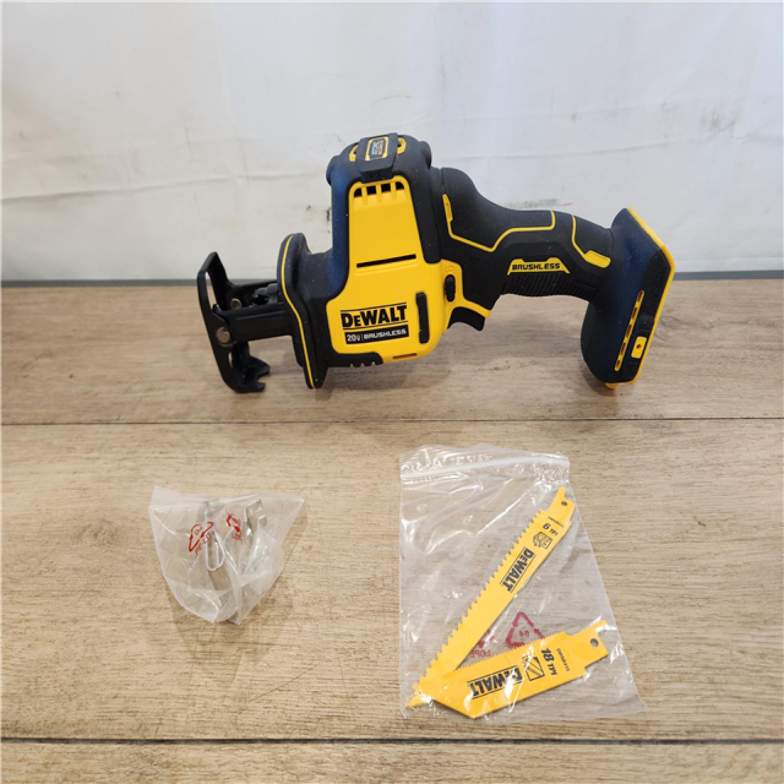 AS-IS- DEWALT ATOMIC 20V MAX Cordless Brushless Compact Reciprocating Saw (Tool Only)