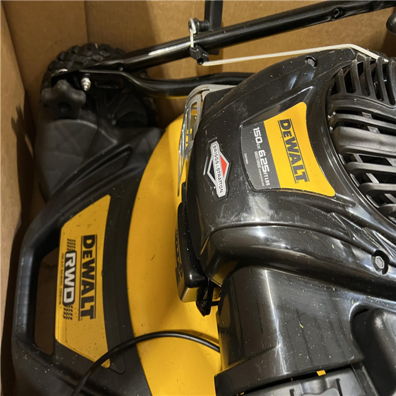 Dallas Location - As-Is DEWALT 21 in. 150cc Briggs and Stratton 625ex Engine Rear Wheel Drive 2-in-1 Gas Self Propelled Walk Behind Lawn Mower