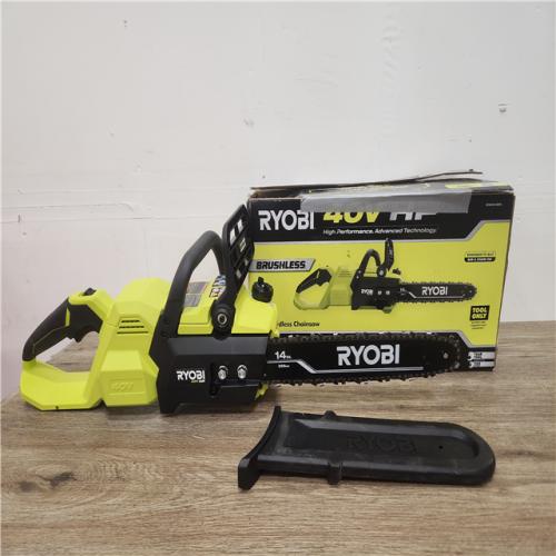 Phoenix Location NEW RYOBI 40V HP Brushless 14 in. Battery Chainsaw (Tool Only)