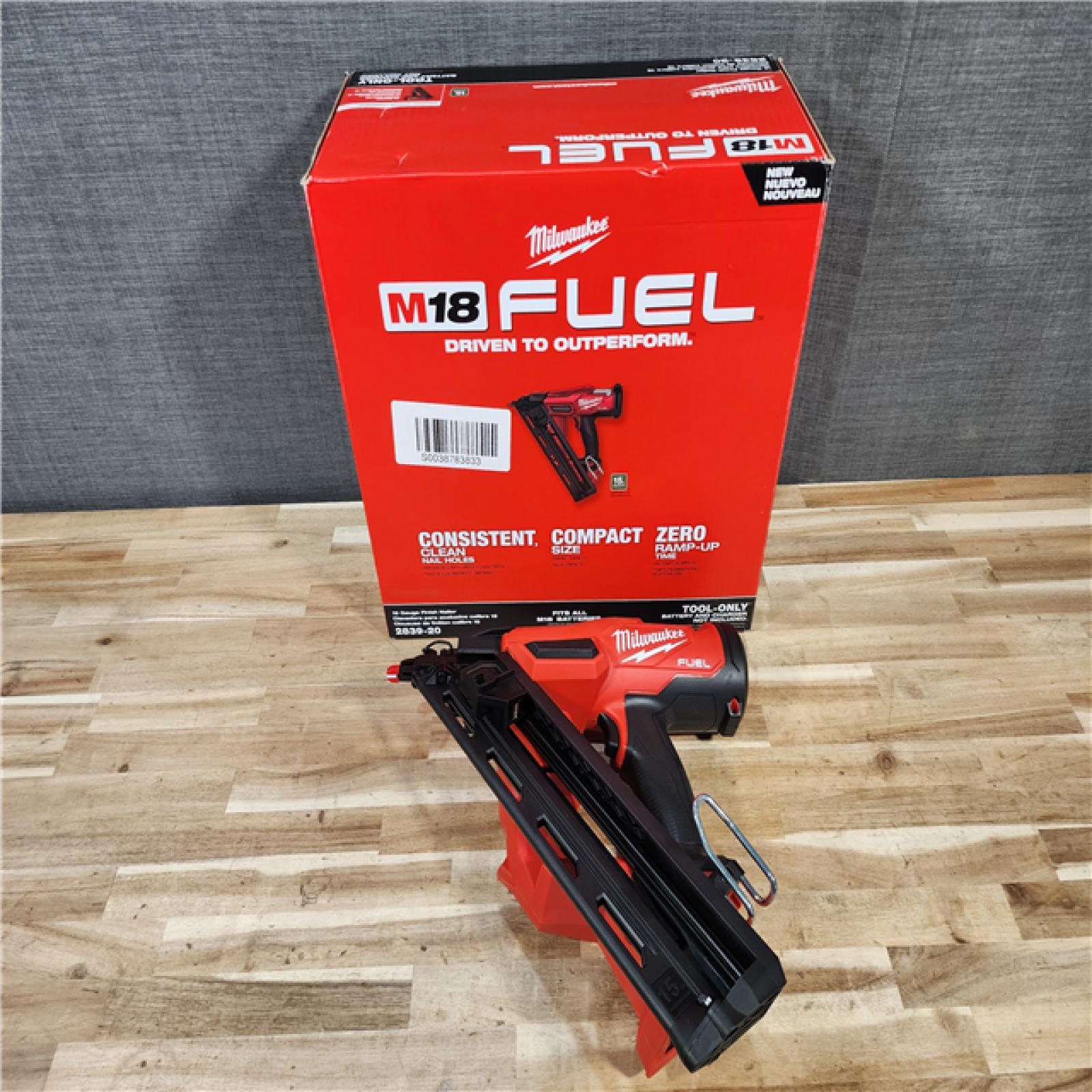 HOUSTON LOCATION - AS-IS (APPEARS LIKE NEW) Milwaukee FUEL 18-Volt Lithium-Ion Brushless Cordless Gen II 15-Gauge Angled Finish Nailer (Tool-Only)