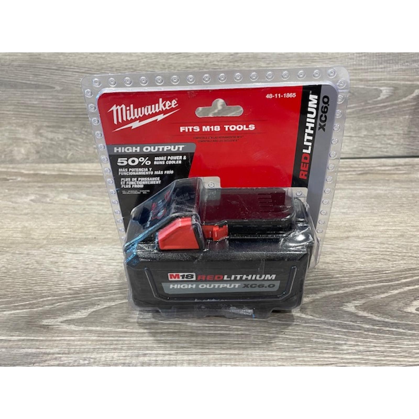 AS-IS Milwaukee M18 18-Volt Lithium-Ion High Output Battery Pack 6.0Ah