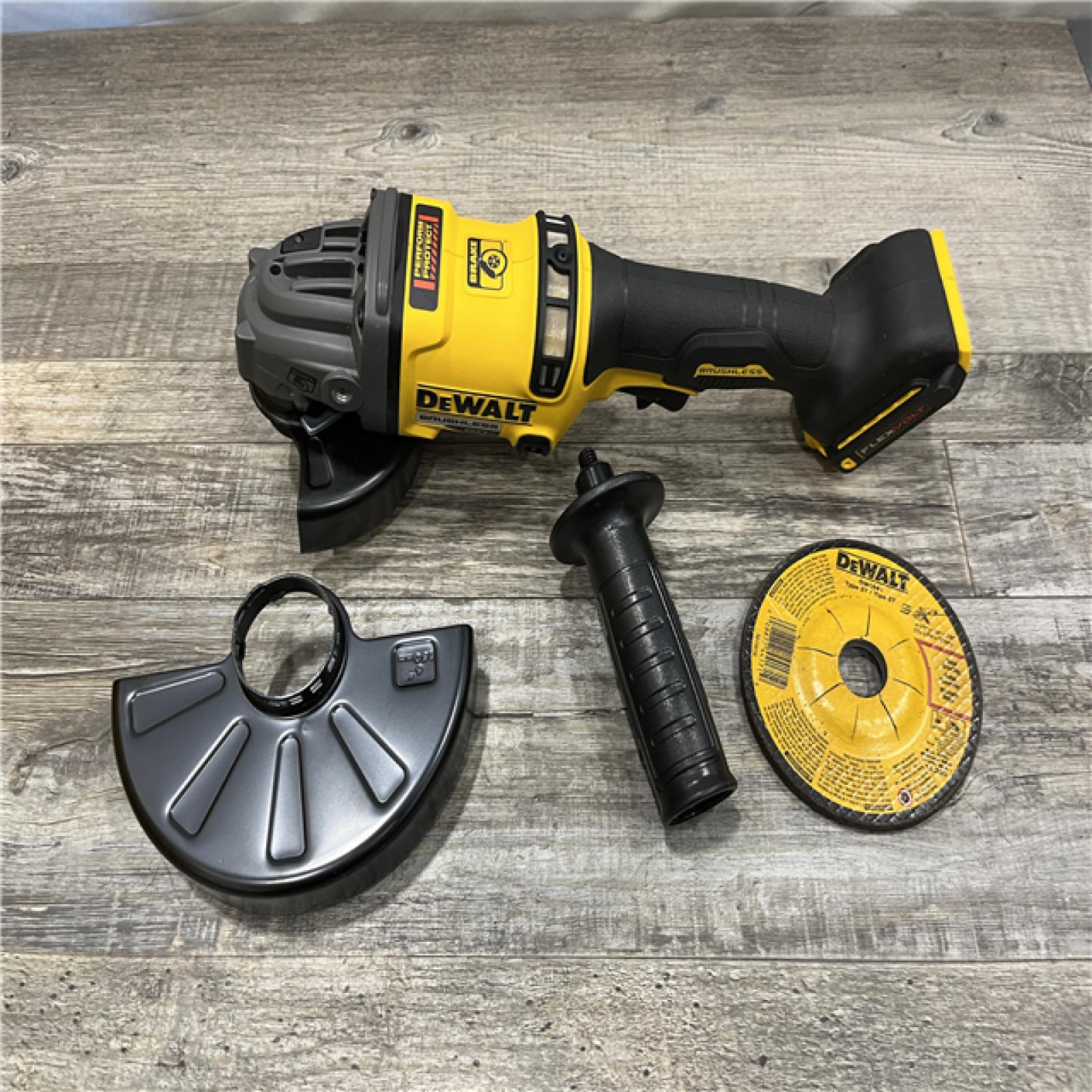 AS-IS DEWALT FLEXVOLT 60V MAX Cordless Brushless 4.5 in. to 6 in. Small Angle Grinder with Kickback Brake (Tool Only)