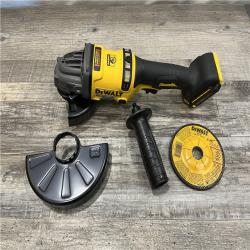 AS-IS DEWALT FLEXVOLT 60V MAX Cordless Brushless 4.5 in. to 6 in. Small Angle Grinder with Kickback Brake (Tool Only)