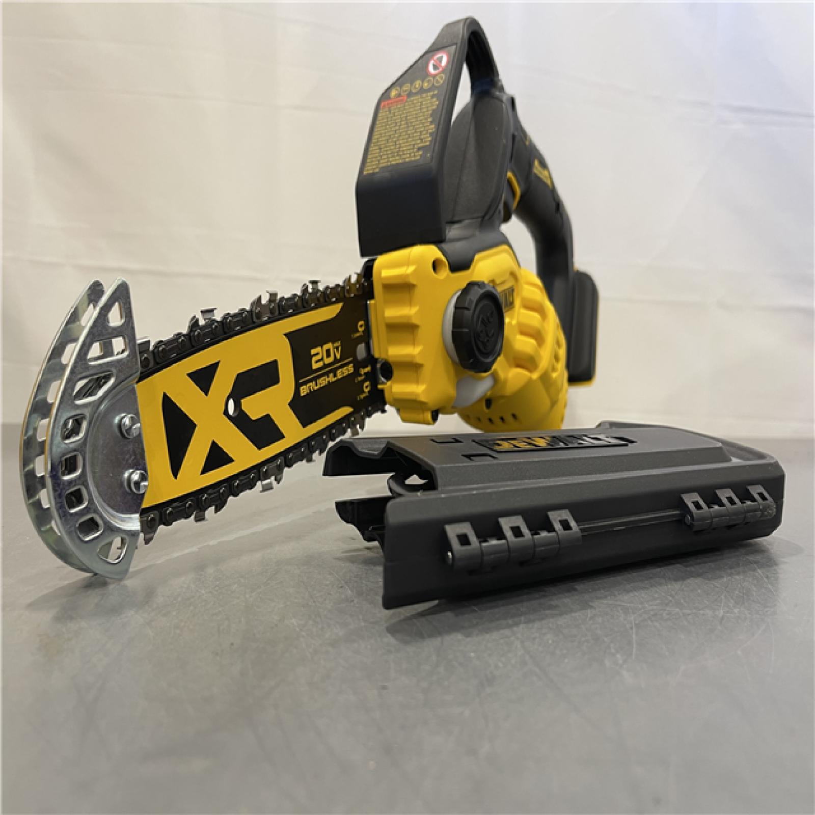 AS-IS - DeWalt 20V MAX 8 in. Brushless Cordless Battery Powered Pruning Chainsaw (Tool Only)
