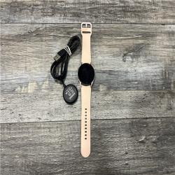 AS-IS Samsung Galaxy Watch4 40mm Bluetooth and WiFi Smart Watch, Pink Gold