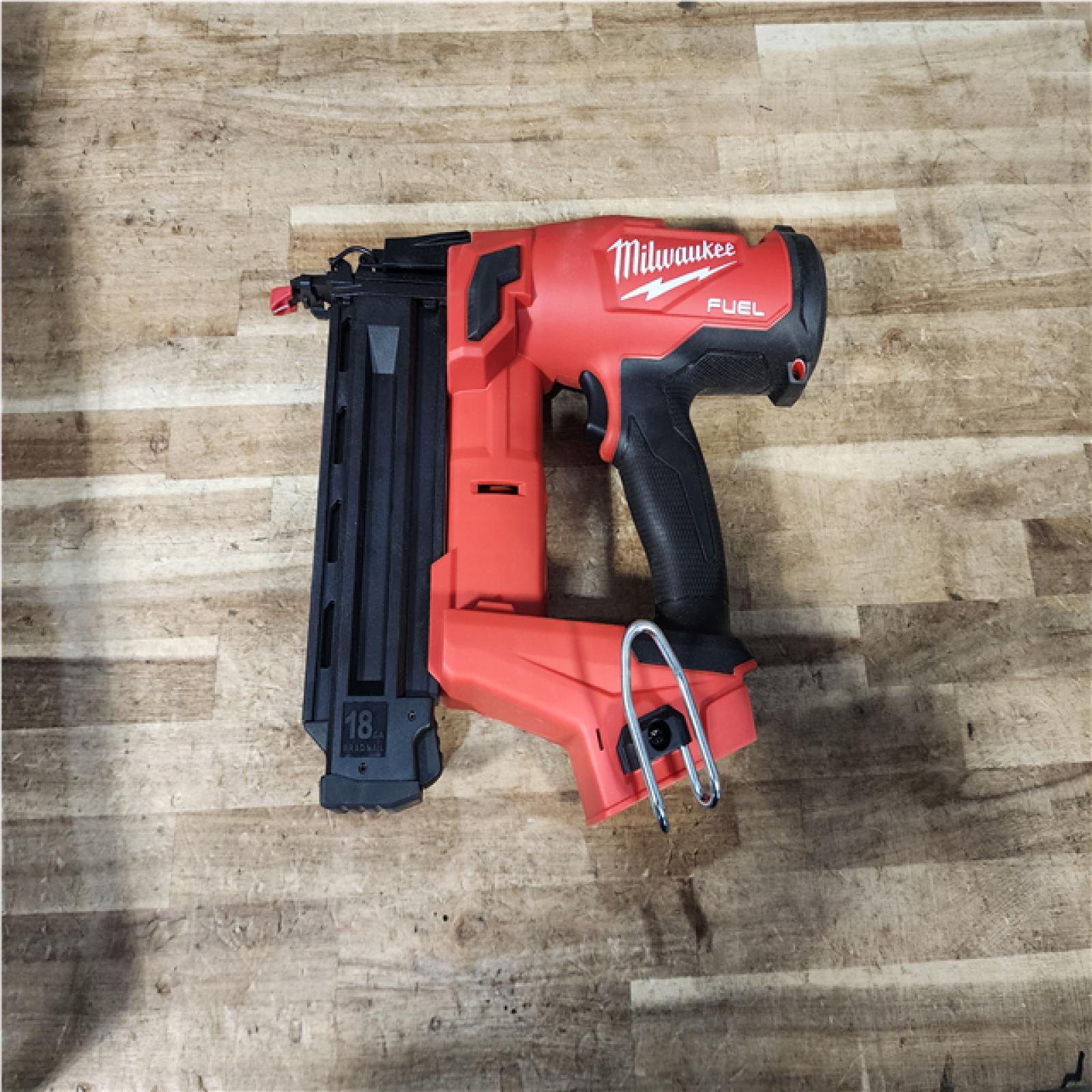 Houston Location AS-IS Milwaukee FUEL 18-Volt Lithium-Ion Brushless Cordless Gen II 18-Gauge Brad Nailer (Tool-Only)