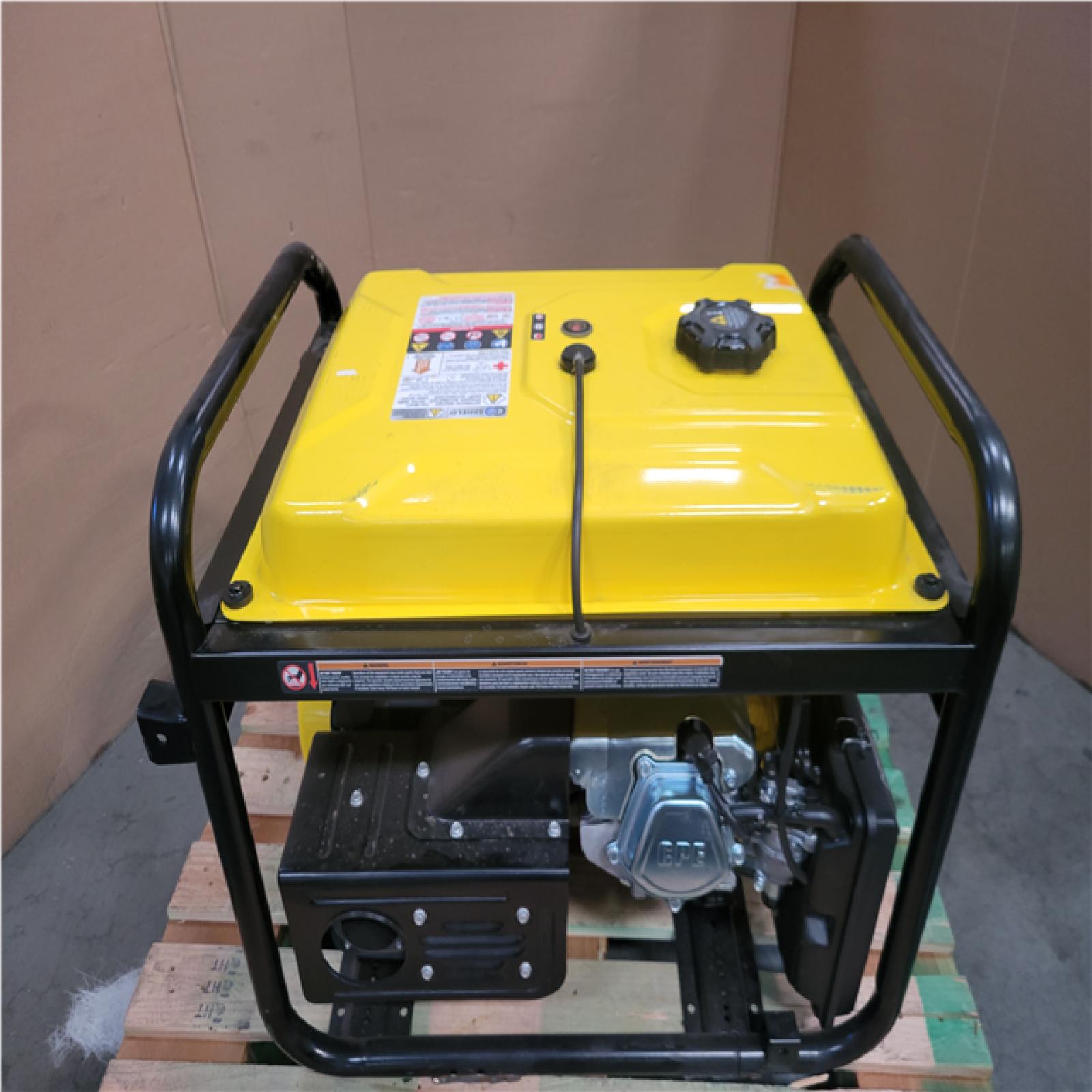 CALIFORNIA AS-IS CHAMPION 11 500 STARTING WATT/ 9 200 RUNNING WATT TRI FUEL GENERATOR