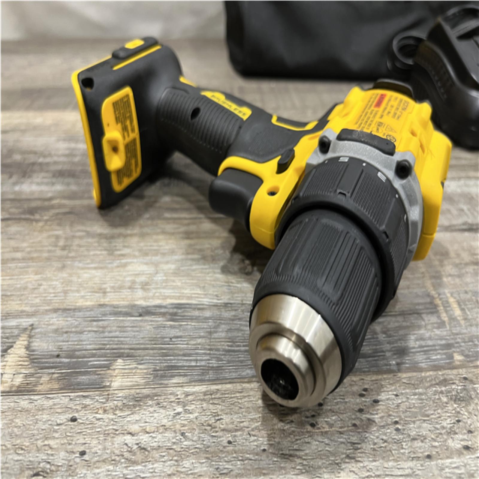 AS-IS DEWALT Atomic 20V Lithium-Ion Cordless Compact 1/2 in. Drill/Driver Kit