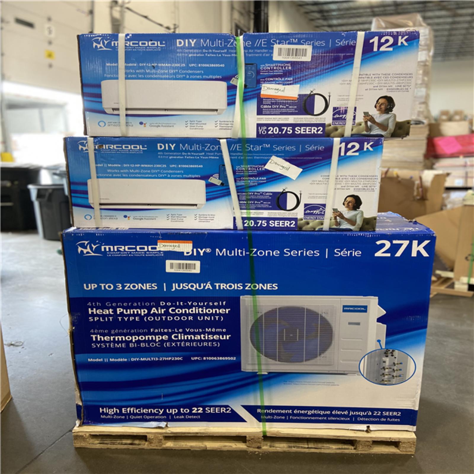 DALLAS LOCATION - AC UNITS PALLET - (3 UNITS)