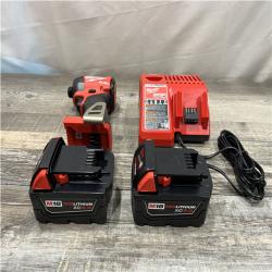 AS-IS Milwaukee FUEL 18V Lithium-Ion Brushless Cordless 1/4 in. Hex Impact Driver Kit