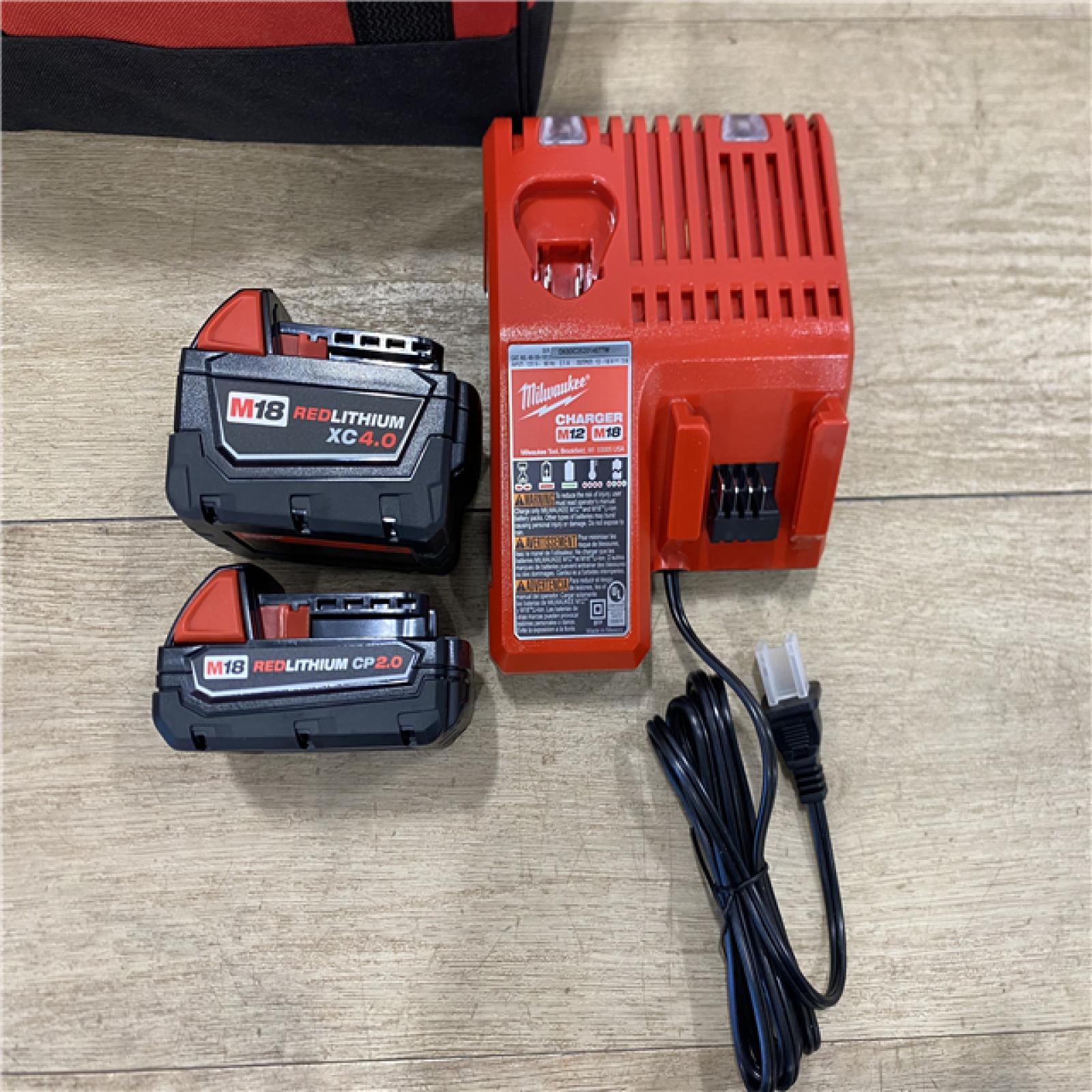 AS-IS Milwaukee 18-Volt Lithium-Ion Brushless Cordless Compact Hammer Drill/Impact Combo Kit